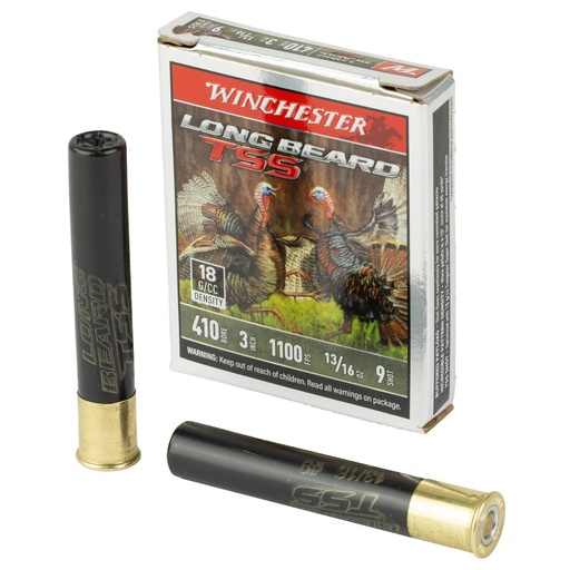 [LBTSS4139] Winchester Ammunition Long Beard TSS 410 Bore 3 #9 Shotshell 5 Round Box 