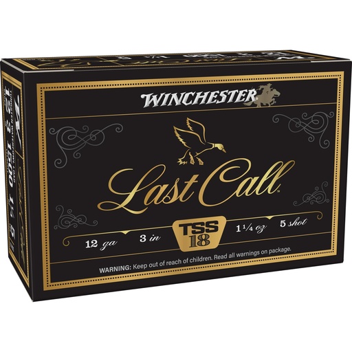 [LCTSS1235] Winchester Ammunition Last Call TSS 12 Gauge 3 #5 1-1/4oz Shotshell 10 Round Box 