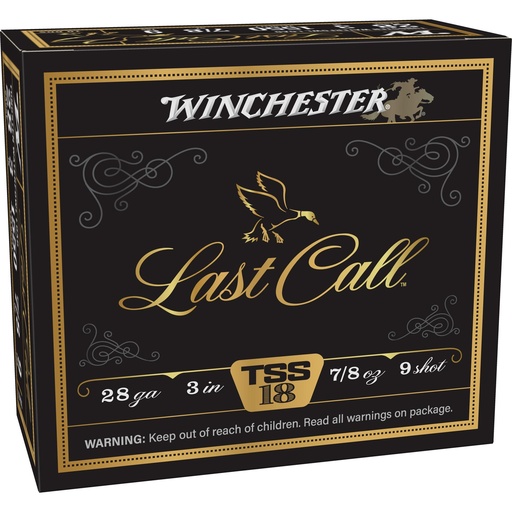 [LCTSS2839] Winchester Ammunition Last Call TSS 28 Gauge 3 7/8oz Shotshell 10 Round Box 