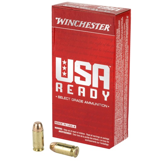 [RED45] Winchester Ammunition USA Ready 45ACP 230 Grain Full Metal Jacket 50 Round Box 