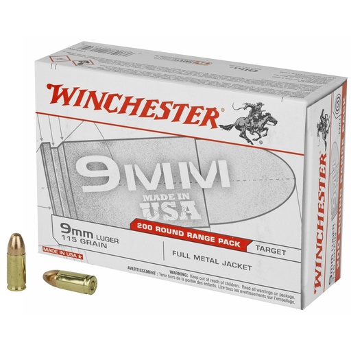 [USA9WY] WIN USA 9MM 115GR FMJ 200/1000