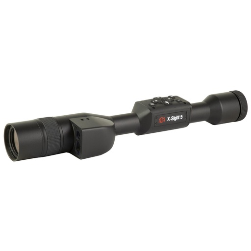 [DGWSXS5255LRF] ATN Corp X-Sight 5 Day/Night Hunting Rifle Scope 5-25X Matte Finish Black 30mm Tube Multi Reticle Integrated Laser Range Finder 
