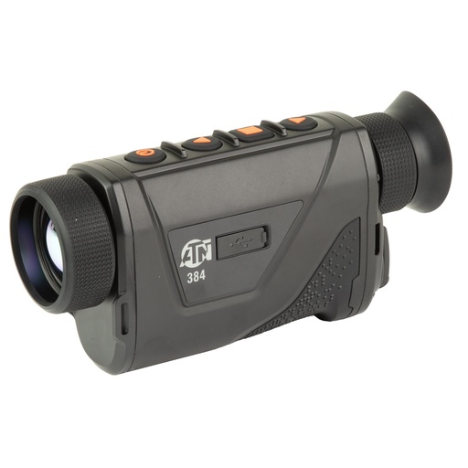 [TIMNBLH335] ATN Corp BlazeHunter Pro 335 Thermal Monocular 4-32X Magnification 35mm Objective 384x288 Sensor Matte Finish Black Includes Battery Charger and Pouch 