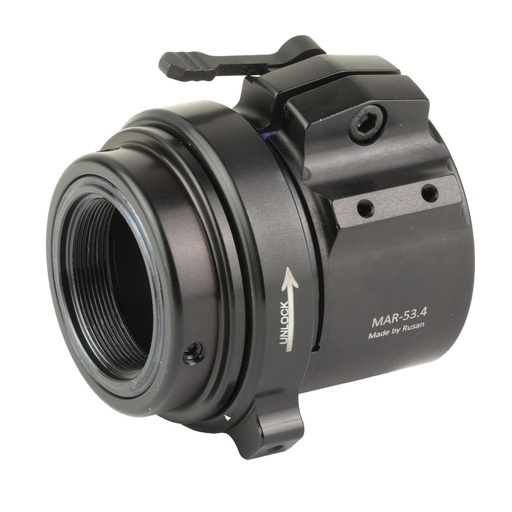 [ACCOSMS44534] ATN Corp TICO Scope Mounting System 44mm Objective 53.4mm Clamp Matte Finish Black 