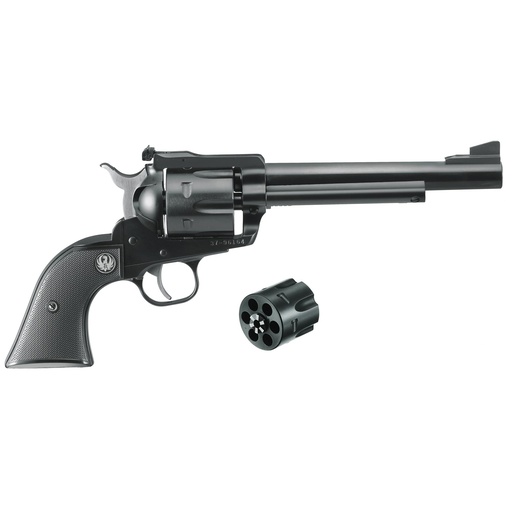 [00318] Ruger Blackhawk Convertible SA 6Rds Black