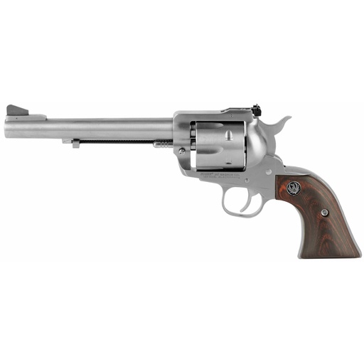 [00320] Ruger Blackhawk Convertible SA 357 Magnum/9MM 6.5" Barrel 6Rds Silver