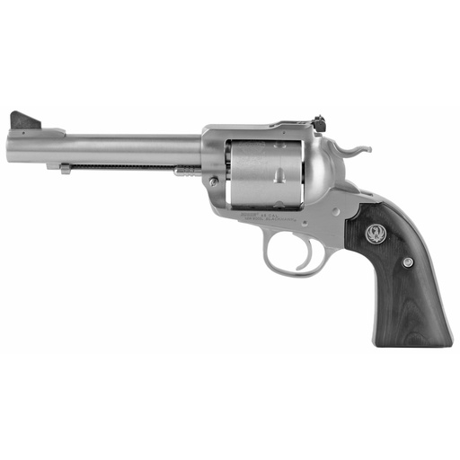 [00472] Ruger Blackhawk Bisley Convertible SA 45 Long Colt/45 ACP 5.5" Barrel 6Rds Silver