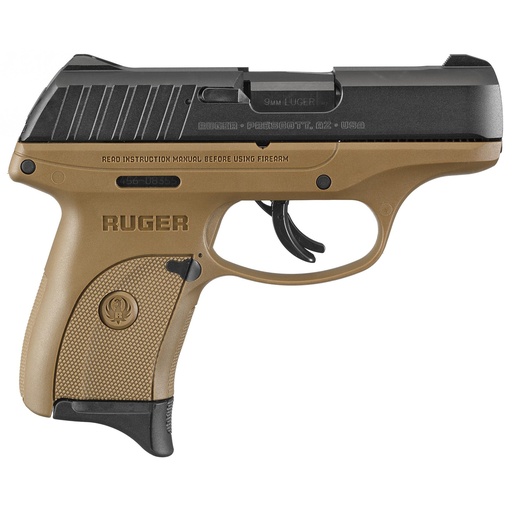 [03297] Ruger EC9s 9MM, 3.1" Barrel 7Rds FDE