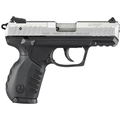 [03607] Ruger SR22 DA/SA 22LR 3.5" Barrel 10Rds 2Mags Black