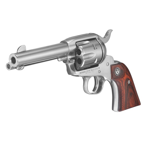 [05109] Ruger Vaquero Stainless SA 357 Magnum 4.6" Barrel 6Rds Silver
