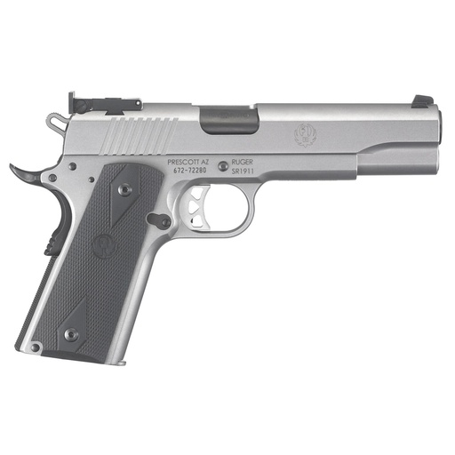 [06739] Ruger SR 1911 10MM 5" Barrel 8Rds 2Mags Silver