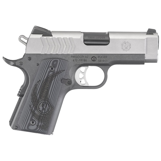 [06758] Ruger SR 1911 9MM 3.6" Barrel 8Rds Silver