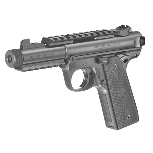 [40149] Ruger Mark IV Tactical 22/45 SA 22LR 4.4" Barrel 10Rds 2Mags Blue