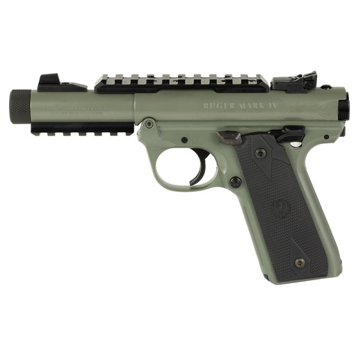 [40189] Ruger Mark IV Tactical 22/45 SA 22LR 4.4" Threaded Barrel 10Rds 2Mags Elite Jungle 