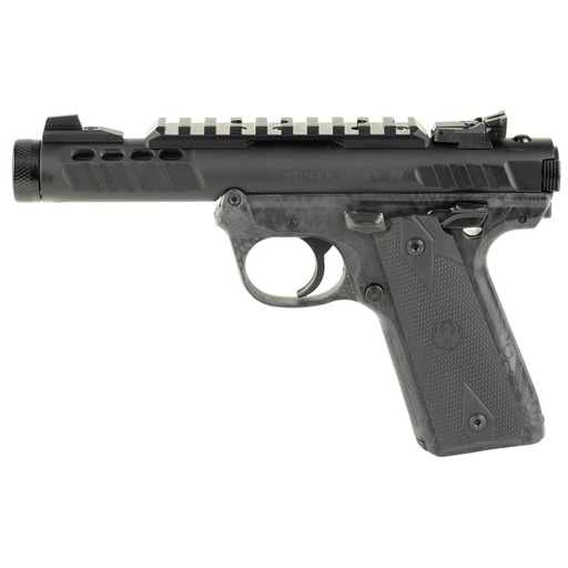 [43958] Ruger Mark IV 22/45 Lite 22LR 4.4" Threaded Barrel 10Rds 2Mags Black