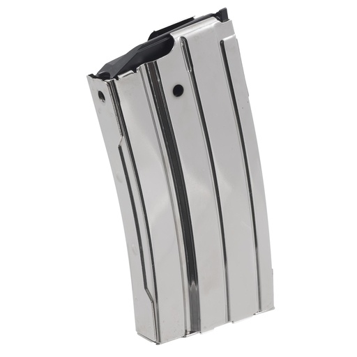 [90013] Ruger Magazine 223 Remington 20 Rds Fits Mini 14 Nickel Finish Silver 