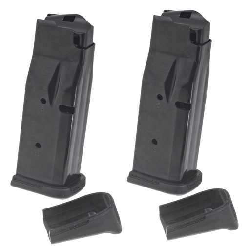 [90735] Ruger Magazine 380ACP 10Rds Fits Ruger LCP MAX Steel Blued Finish Black 2 Pack 