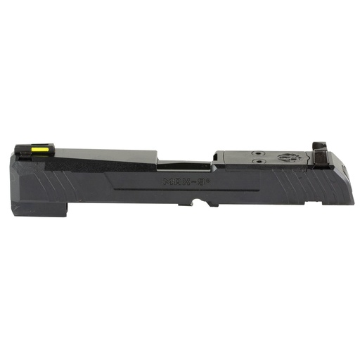 [90750] Ruger MAX-9 Long Slide Assembly Complete Slide Includes Sights 4" Barrel Extractor and Other Slide Components Compatible with Ruger MAX-9 Optic Ready Oxide Finish Black 