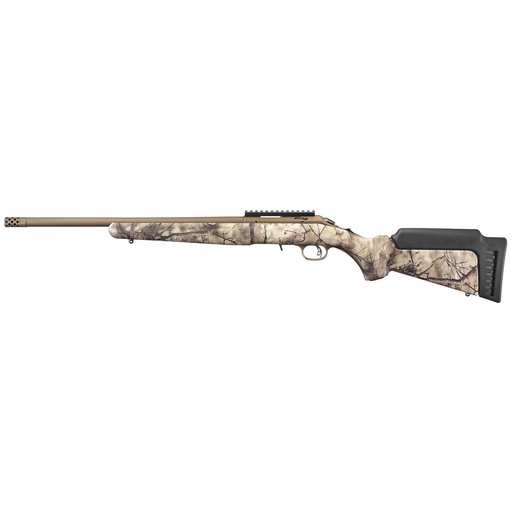 [08372] Ruger American Rimfire Standard Bolt Action 22LR 18" Cold Hammer Forged Barrel 10Rds Camo