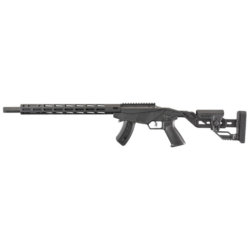 [08404] Ruger Precision Rimfire Bolt Action 22 WMR 18" Threaded Barrel 15Rds Black