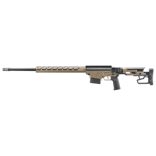 [18095] Ruger Precision Rifle Bolt Action 6.5 Creedmoor 24" Heavy Contour Barrel M-LOK 10Rds 2Mags Black and Bronze