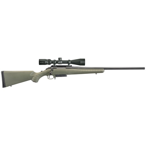 [26953] Ruger American Predator 6.5 Creedmoor 22" Threaded Barrel 3Rds Moss Green