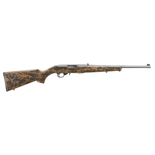 [31188] Ruger 10/22 Mule Deer Foundation TALO 22LR 18.5" Barrel 10Rds Silver