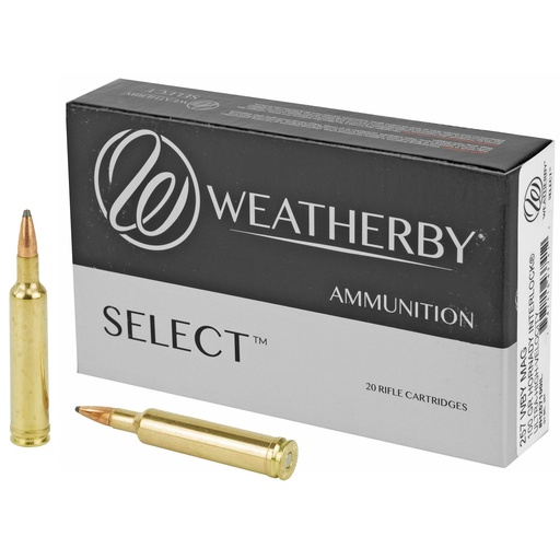 [H257100IL] Weatherby Select 257 Weatherby Magnum 100Gr InterLock 20 Round Box 