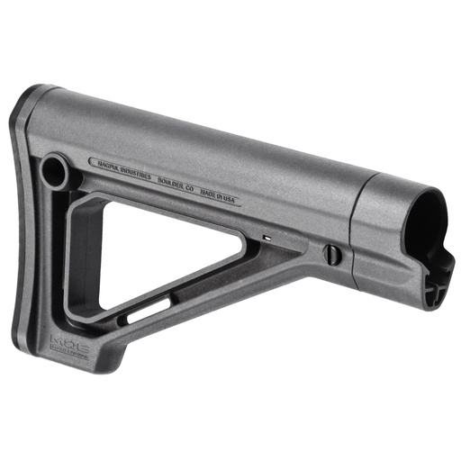 [MAG480-GRY] Magpul Industries MOE Fixed Carbine Stock Fits AR Rifles Mil-Spec Gray 