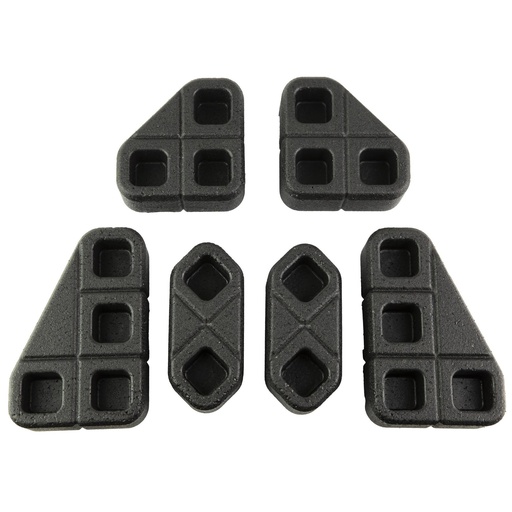 [MAG1366-BLK] Magpul Industries DAKA Angled Block Kit Black Includes (2) 45/90 Angled Blocks (2) 30/60 Blocks (1) Right and Left Blocks (2) 45 Double Blocks 
