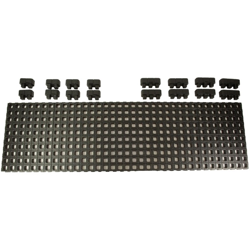 [MAG1501-BLK] Magpul Industries DAKA Long Rifle Grid Case Organizer Black Includes Ten (10) GRID Panels Eight (8) Triple Blocks Eight (8) Double Blocks Four (4) DAKA Gear Straps and Eight (8) Adhesive Gap Shims 