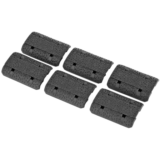 [MAG603-BLK] Magpul Industries M-LOK Rail Covers Type 2 Rail Cover Includes 6 panels each covering one M-LOK slot Fits M-LOK Black 