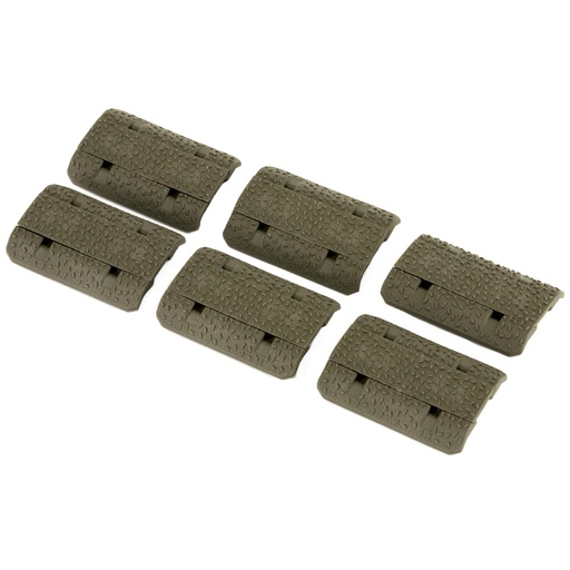 [MAG603-ODG] Magpul Industries M-LOK Rail Covers Type 2 Rail Cover Includes 6 panels each covering one M-LOK slot Fits M-LOK Olive Drab Green 