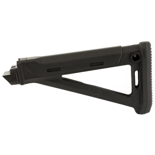 [MAG616-BLK] Magpul Industries MOE AK Stock Fits AK Variants Except Yugo Pattern or Norinco Type 56S/MAK90 Rifles Internal Storage Compartment Rubber Butt-Pad Rear Sling Mounts Black 