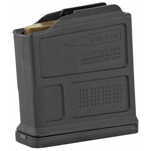 [MAG549-BLK] Magpul Industries PMAG 5 7.62 AC, 308 Win/762NATO 5Rds Black 