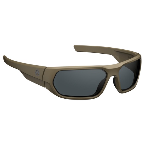 [MAG1145-1-245-1100] Magpul Industries Radius Glasses Polarized FDE Frame Gray Lens Polymer 