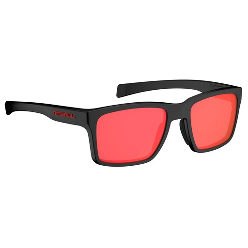 [MAG1277-1-001-1140] Magpul Industries Rider Eyewear Black Frame with Polarized Red/Gray Lens 