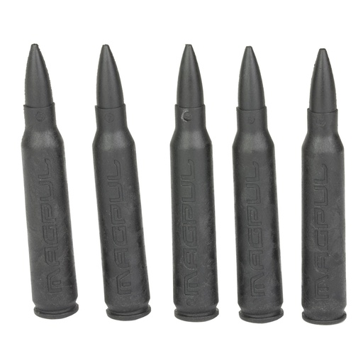 [MAG215-BLK] Magpul Industries Dummy Rounds 5.56X45 5 Pack Black 