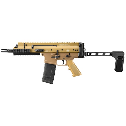 [38-101887] FN Scar 15P 300 Blackout 7.5" Barrel FDE SB Tactical Brace 30 Round