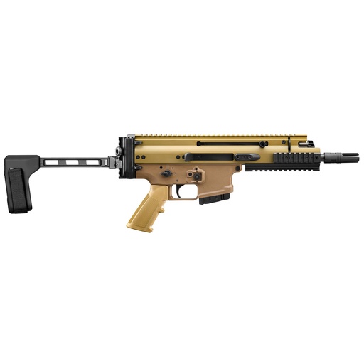 [38-101885] FN Scar 15P 5.56 7.5" FDE SB Tactical Brace Optics Ready 10 Round