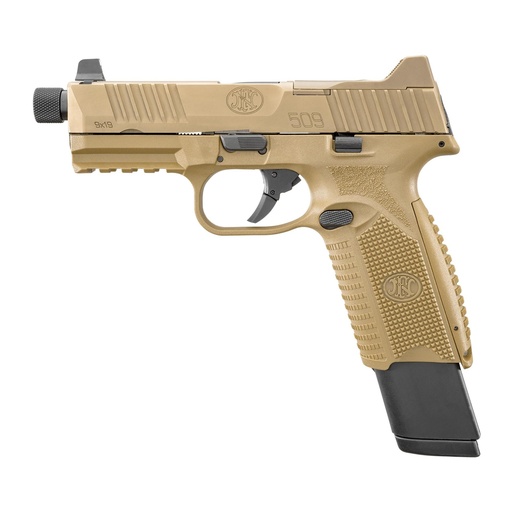 [66-100373] FN FN509 Tactical 9MM 4.5" Threaded FDE 24 Round