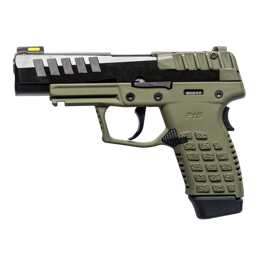 [P15GRNCA] Kel-Tec P15 9MM 4" Green Frame California Compliant