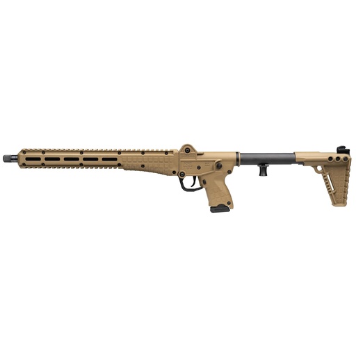 [SUB2K9GLKTAN10] Kel-Tec Sub 2000 9MM 16.1" Threaded Blued Finish Tan Furniture 10 Round