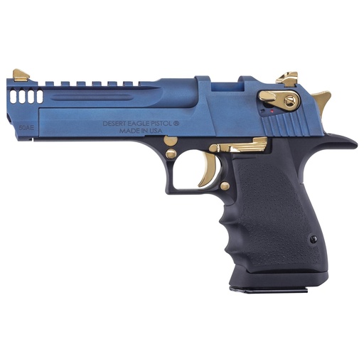 [DE50L5CBG] Magnum Research Desert Eagle L5 .50 AE 5" PVD Finish Carbo Blue/Black 7 Round