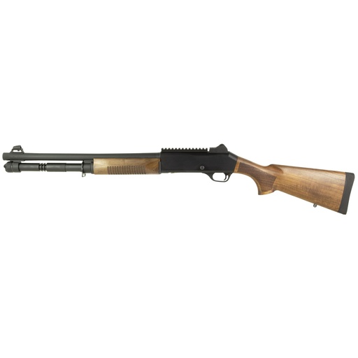 [21000155] Military Arms Corporation MAC 1014 12GA 18.5" Black Turkish Walnut Stock Semi-Automatic Shotgun 5 Round