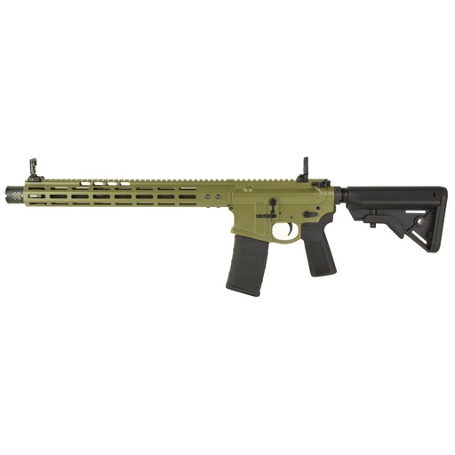 [02000789-BG] Noveske N4 5.56 13.7" Pinned Cerakote Finish Bazooka Green 30 Round