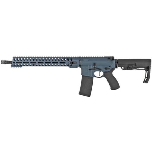 [01580] POF Wonder 5.56 16.5" Blue Titanium Cerakote MFT Stock MLOK Rail