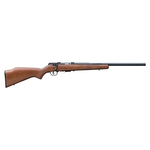 [96701] Savage 93R17GV 17HMR 21" Heavy Barrel Blue Wood Stock 5 Round AccuTrigger