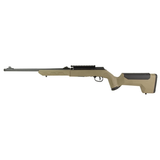 [47262] Savage A22 Takedown .22LR 18" Threaded Barrel FDE 10 Round