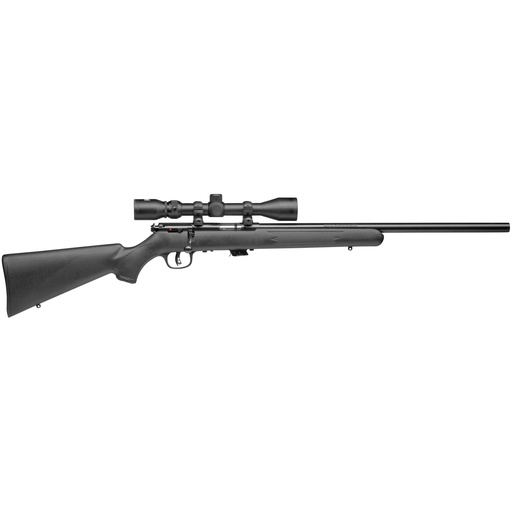 [29200] Savage Mark II FVXP .22 LR 21" Barrel Bolt Action Black Green Polymer Stock 5 Round Right Hand Bushnell 3-9x40 Scope